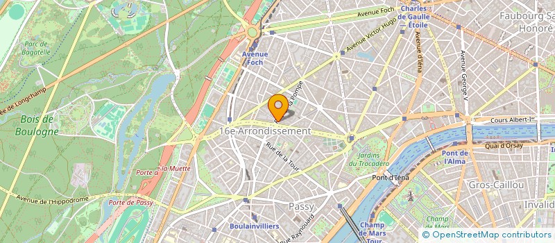 localisation de l'entreprise CP1 PARIS 16  PARIS