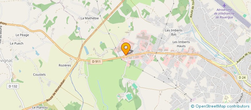 localisation de l'entreprise CP12 VDR à VILLEFRANCHE-DE-ROUERGUE