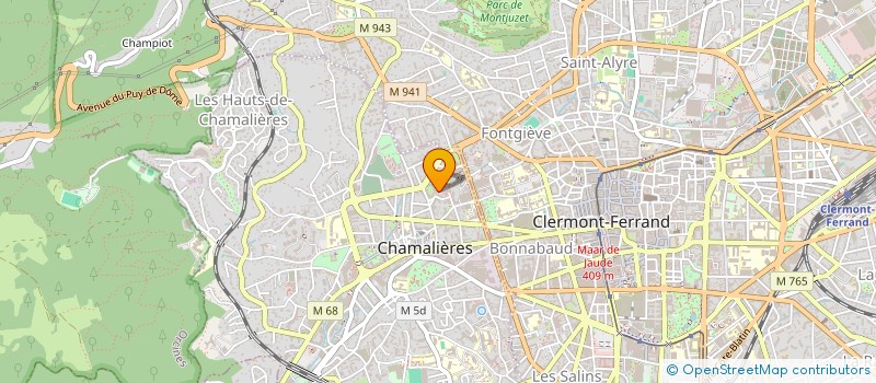 localisation de l'entreprise CP2 PRO à CHAMALIERES