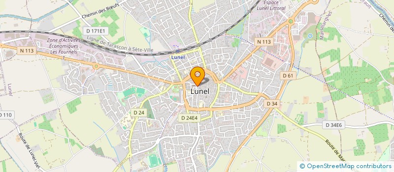 localisation de l'entreprise CP2C. COMPTOIR DE DISTRIBUTION DE PRODUITS CAPILLAIRES ET COSMETIQUES à LUNEL