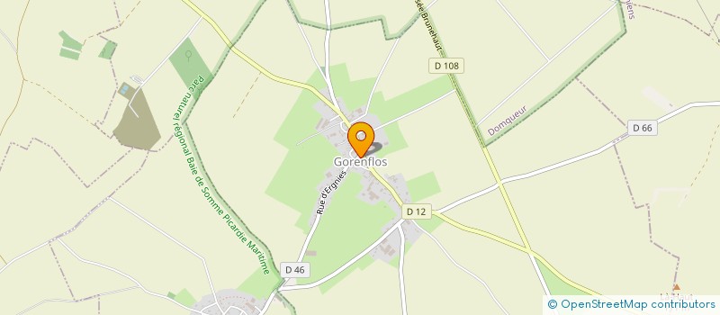 localisation de l'entreprise CP2M  GORENFLOS