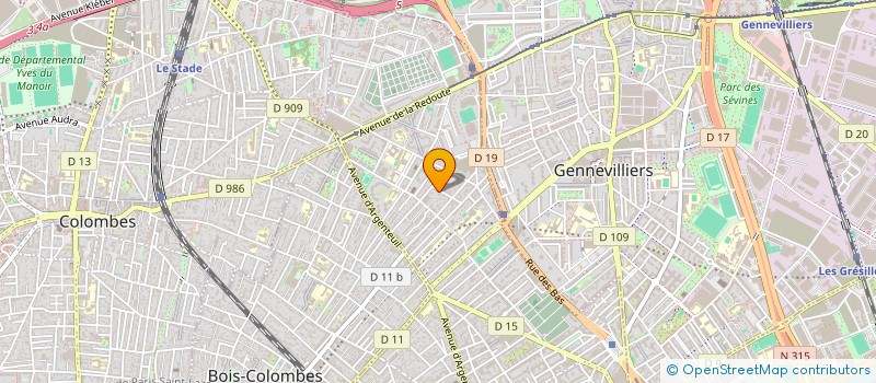 localisation de l'entreprise CP2S à ASNIERES-SUR-SEINE