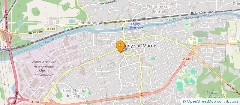 localisation de l'entreprise CP3MT à LAGNY-SUR-MARNE