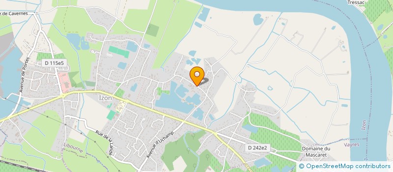 localisation de l'entreprise CP4H  IZON