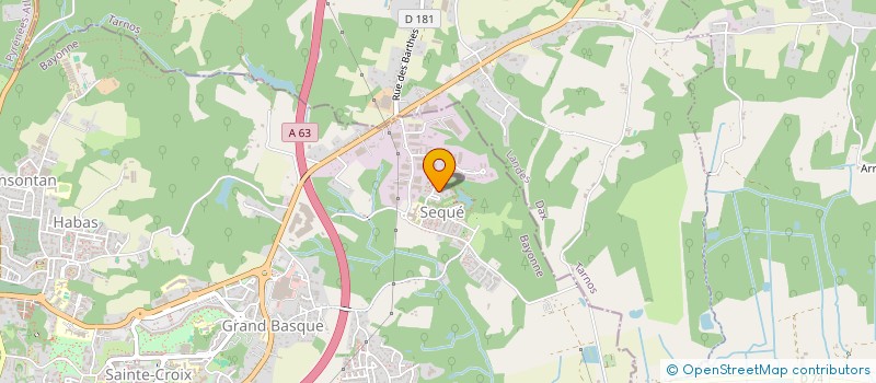 localisation de l'entreprise CP9693 à BAYONNE