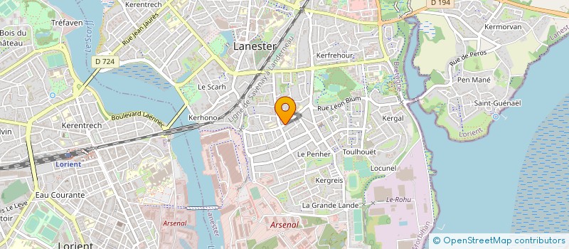 localisation de l'entreprise CPA  LANESTER