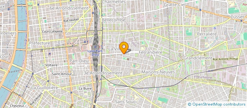 localisation de l'entreprise CPA  LYON