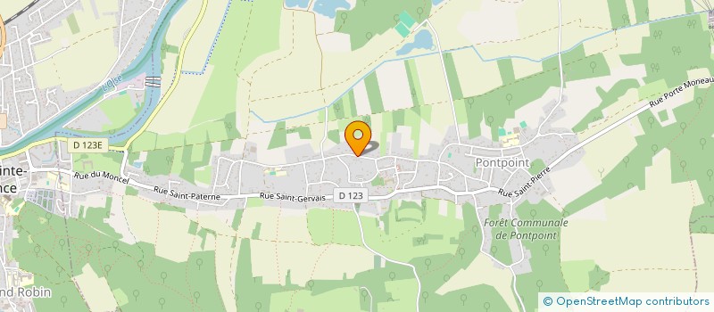 localisation de l'entreprise CPA  PONTPOINT