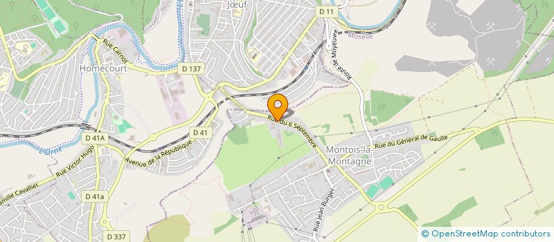 localisation de l'entreprise CPA  MONTOIS-LA-MONTAGNE