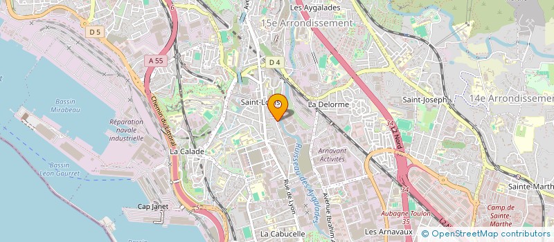 localisation de l'entreprise CPA  MARSEILLE