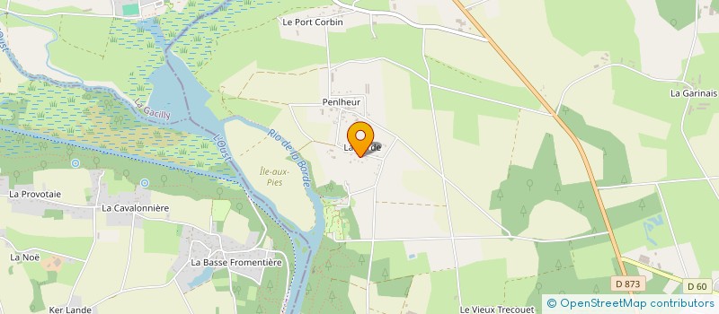 localisation de l'entreprise CPA - CLOTURE PAYSAGE AMENAGEMENT à BAINS-SUR-OUST