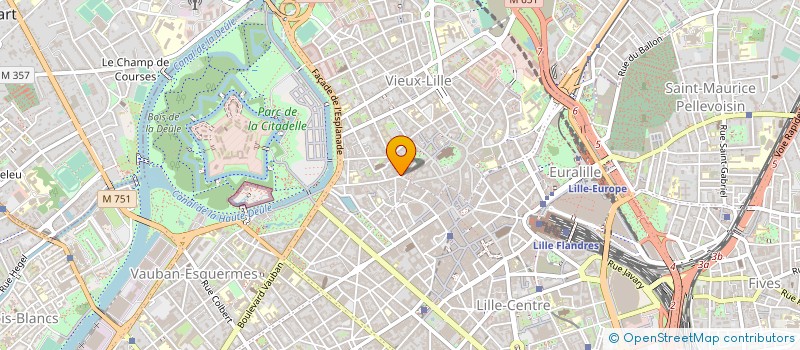 localisation de l'entreprise CPA HAUTS DE FRANCE à LILLE