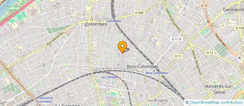 localisation de l'entreprise CPA INVEST  COLOMBES