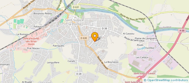 localisation de l'entreprise CPAC  SAINT-SULPICE-LA-POINTE