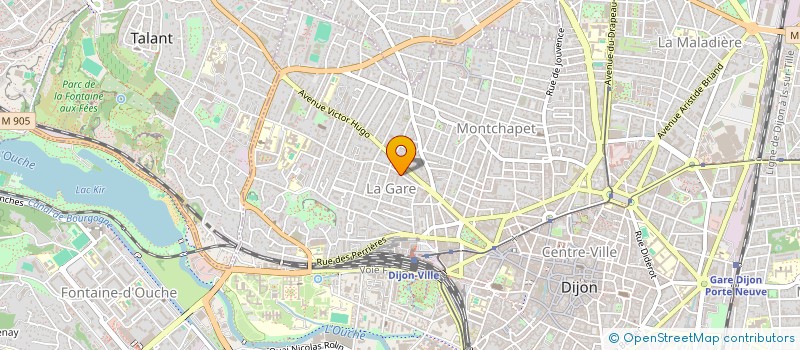 localisation de l'entreprise CPAH à DIJON