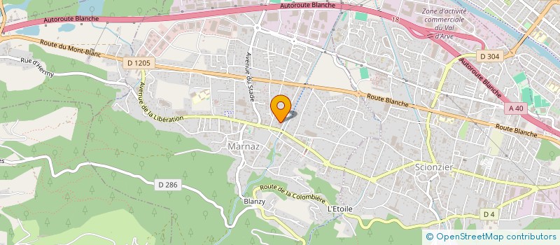 localisation de l'entreprise CPAI 74  MARNAZ