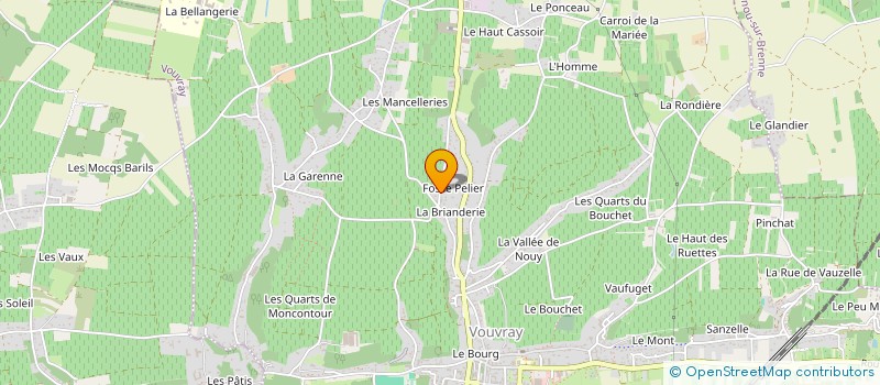 localisation de l'entreprise CPAJ à VOUVRAY