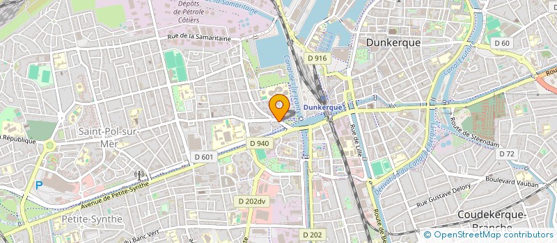 localisation de l'entreprise CPAM DES FLANDRES DUNKERQUE ARMENTIERES à DUNKERQUE