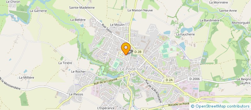 localisation de l'entreprise CPAP85 à LE POIRE-SUR-VIE