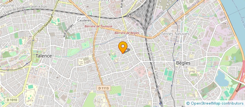 localisation de l'entreprise CPAPA à BEGLES