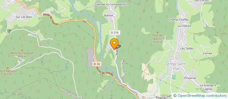 localisation de l'entreprise CPAR  DINGY-SAINT-CLAIR