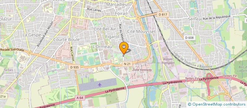 localisation de l'entreprise CPART FRANCE  BORDEAUX