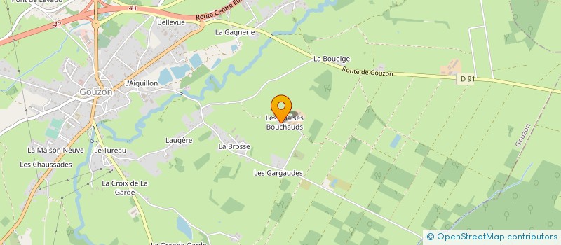 localisation de l'entreprise CPARTERRE à GOUZON