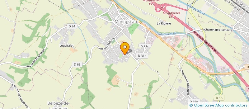 localisation de l'entreprise CPARTY EXPERIENCE à MONTGISCARD
