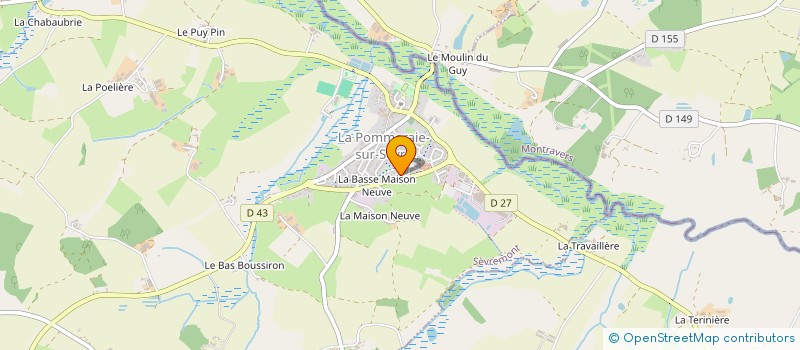 localisation de l'entreprise CPASJUGE à SEVREMONT