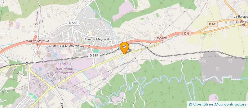 localisation de l'entreprise CPB 2B  MEYREUIL