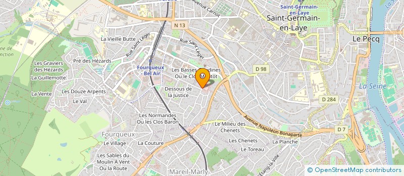 localisation de l'entreprise CPB  SAINT-GERMAIN-EN-LAYE