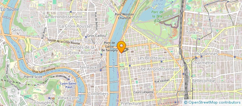 localisation de l'entreprise CPB  LYON