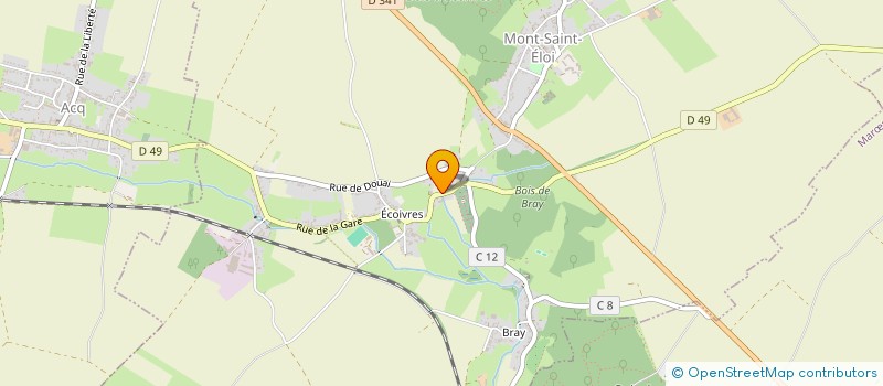 localisation de l'entreprise CPB  MONT-SAINT-ELOI