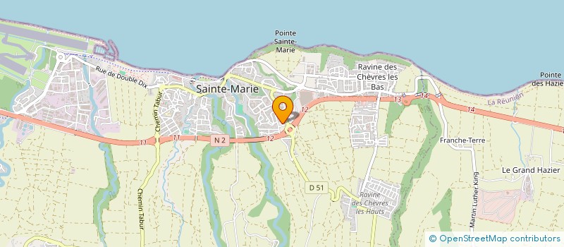 localisation de l'entreprise CPB à SAINTE-MARIE