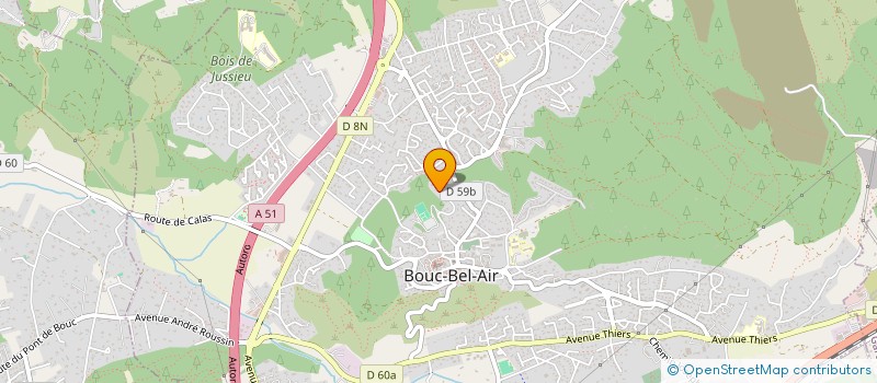 localisation de l'entreprise CPB  BOUC-BEL-AIR