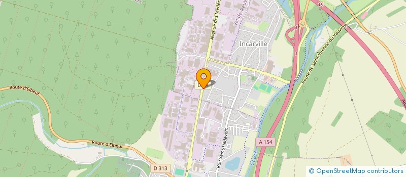 localisation de l'entreprise CPB - CHAUMONT PASCAL BATIMENT  INCARVILLE