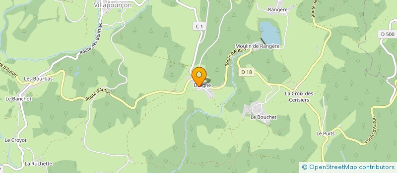 localisation de l'entreprise CPB HOLFI  VILLAPOURCON