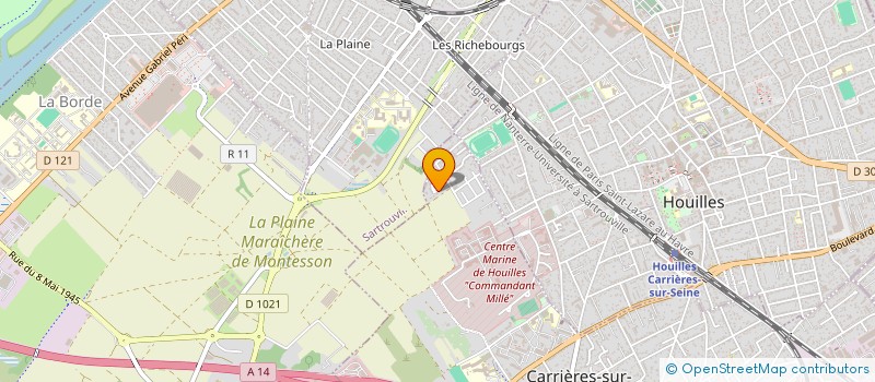 localisation de l'entreprise CPB IMMOBILIER  CARRIERES-SUR-SEINE