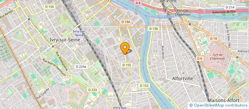 localisation de l'entreprise CPB INTERNATIONAL  IVRY-SUR-SEINE