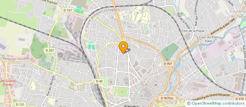 localisation de l'entreprise CPB INVEST à NEVERS