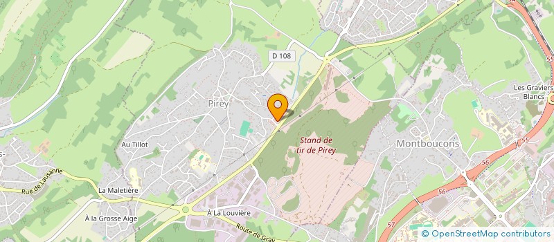 localisation de l'entreprise CPB2  PIREY