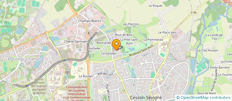 localisation de l'entreprise CPBB à CESSON-SEVIGNE