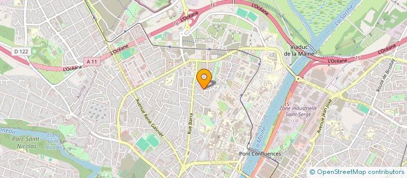 localisation de l'entreprise CPBE IMMO à ANGERS