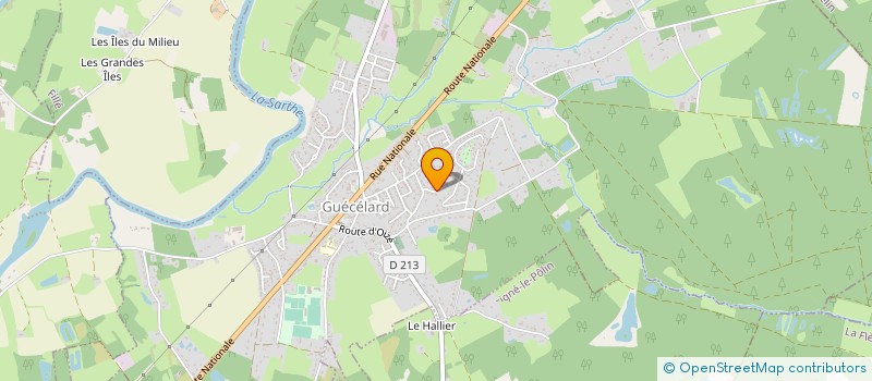 localisation de l'entreprise CPBL IMMO 40  GUECELARD