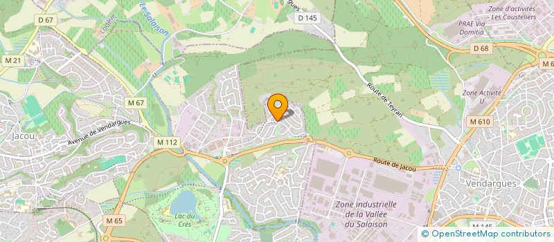 localisation de l'entreprise CPBM-GLD  LE CRES