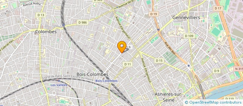 localisation de l'entreprise CPC à BOIS-COLOMBES