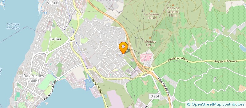 localisation de l'entreprise CPC  BALARUC-LES-BAINS