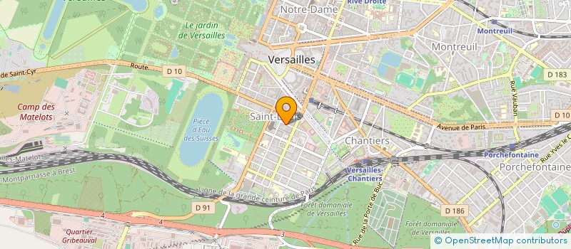 localisation de l'entreprise CPC à VERSAILLES