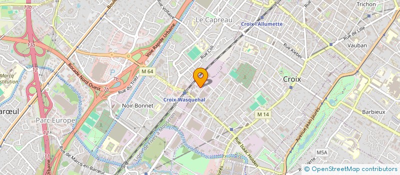 localisation de l'entreprise CPC  CROIX