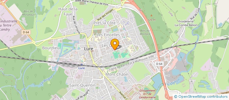 localisation de l'entreprise CPC CONFORT  MOFFANS-ET-VACHERESSE